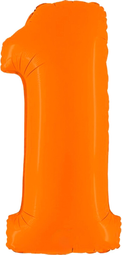 Ballongtall Matt Oransje - Tallet 1