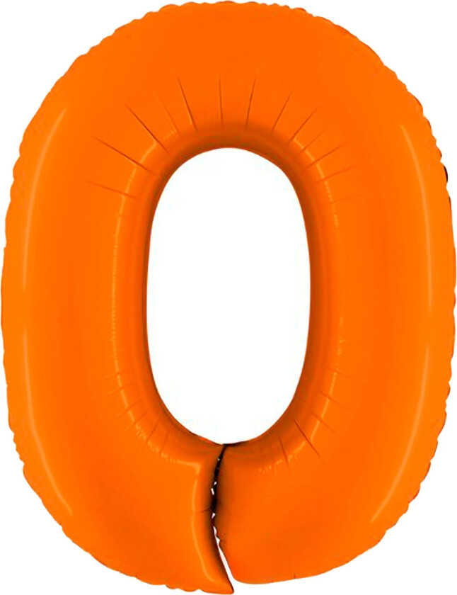 Ballongtall Matt Oransje - Tallet 0