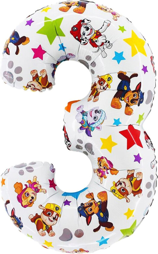 Tallballong Paw Patrol - Tallet 3
