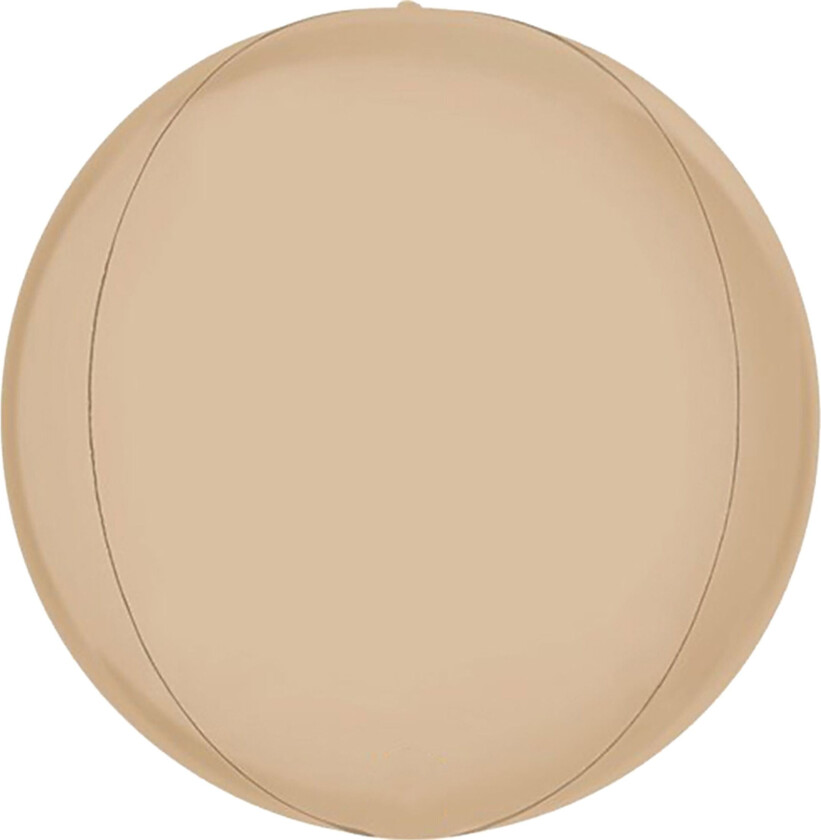 Folieballong Globus Sateng Cream