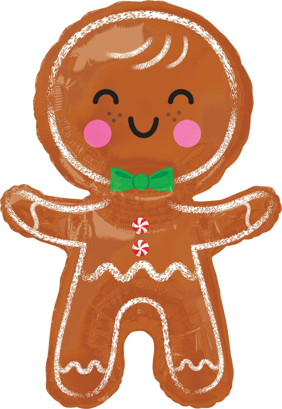 Folieballong Pepperkakemann