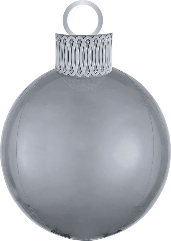 Folieballong Orbz XL Sølv Juletrekule