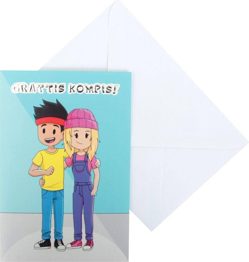 Bilde av Gratulasjonskort Yumi & Tomu - Gratulerer venn