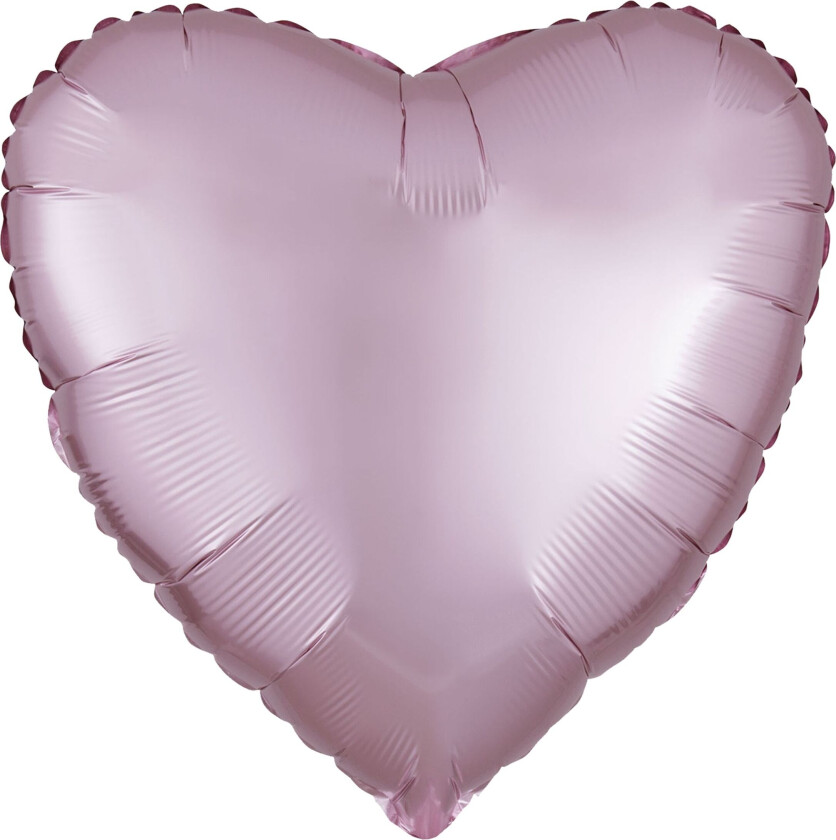Folieballong Hjerte Silke Rosa