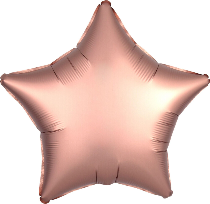 Folieballong Stjerne Silke Roségull