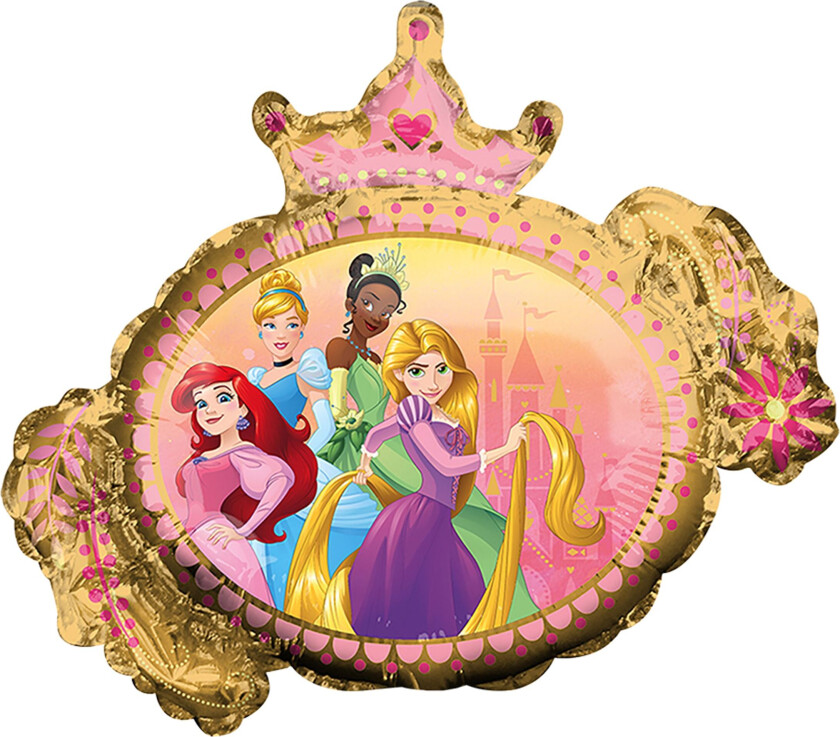 Folieballong Disneyprinsesser Mini