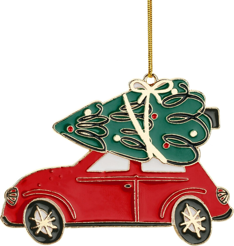 Julekule Bil med Juletre