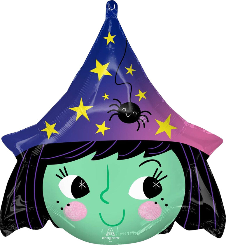 Heks Halloween Folieballong