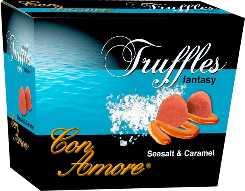 Sjokoladetrøfler Havsalt & Karamell - 150 g