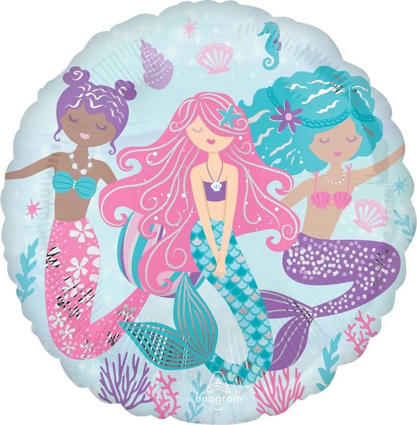 Folieballong Mermaids