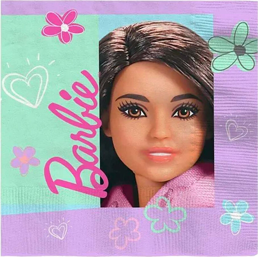 Servietter Barbie - 16-pakning