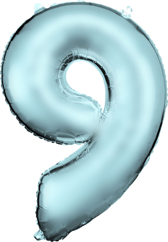 Tallballong Lyseblå Sateng - Tall 9