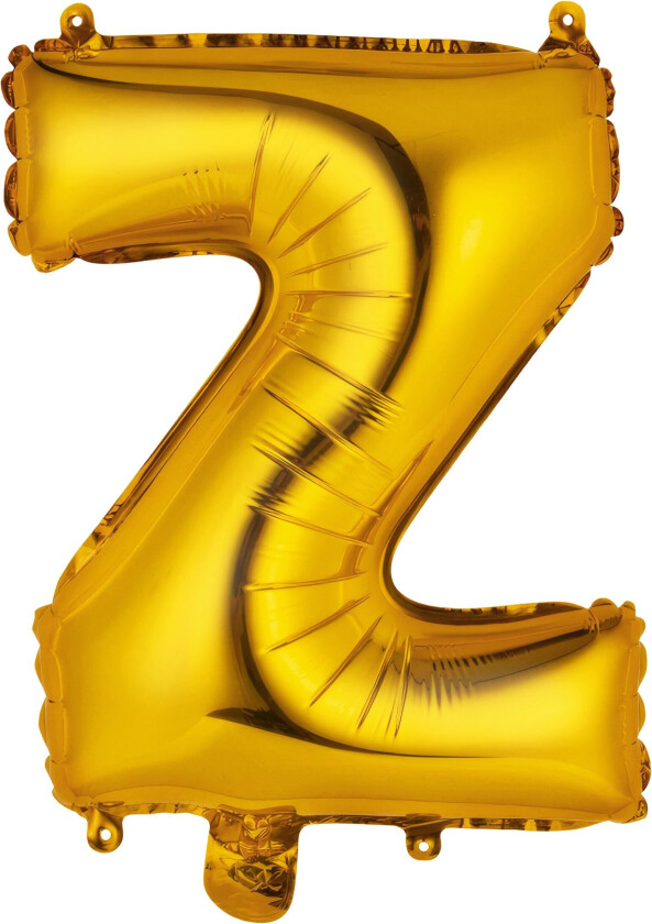 Bokstavballong Mini Gull Metallic - Bokstav Z