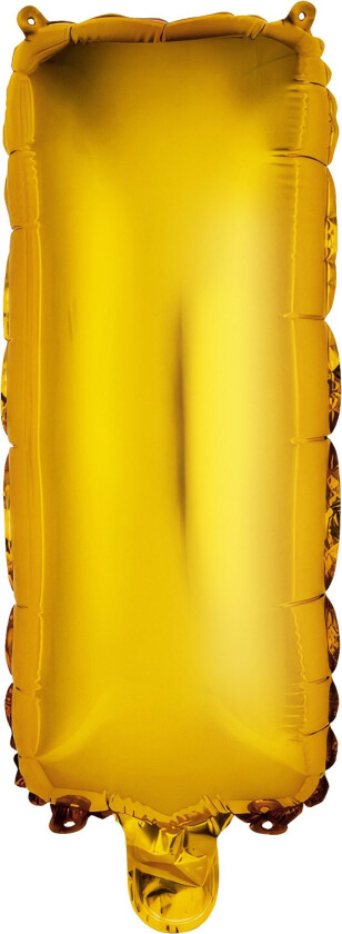 Bokstavballong Mini Gull Metallic - Bokstav I