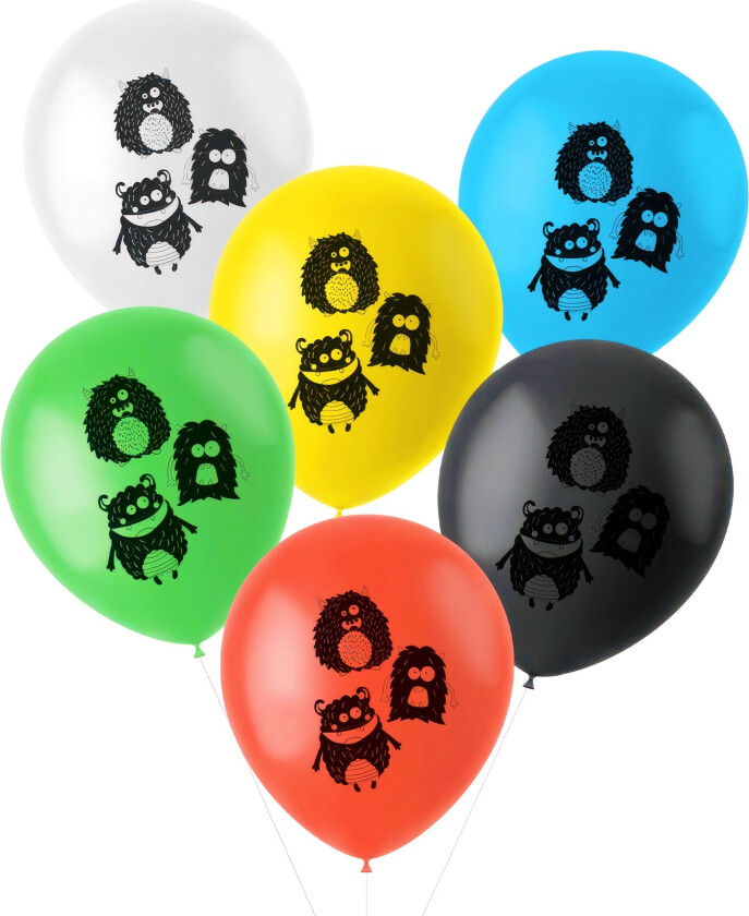 Ballonger Monster Bash - 6-pakning