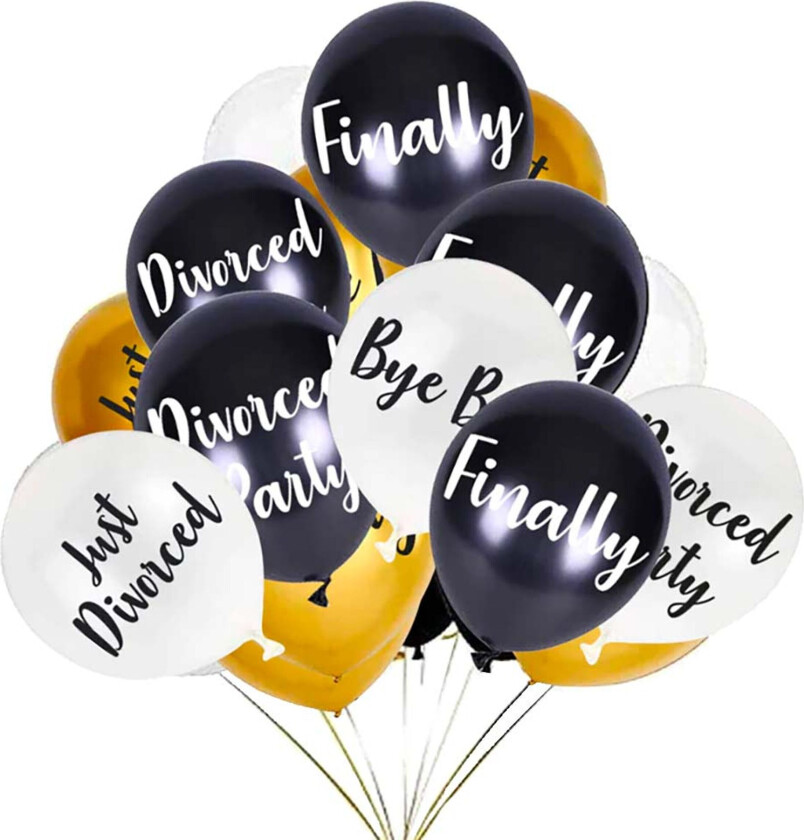 Ballonger Divorce Party - 8-pakning