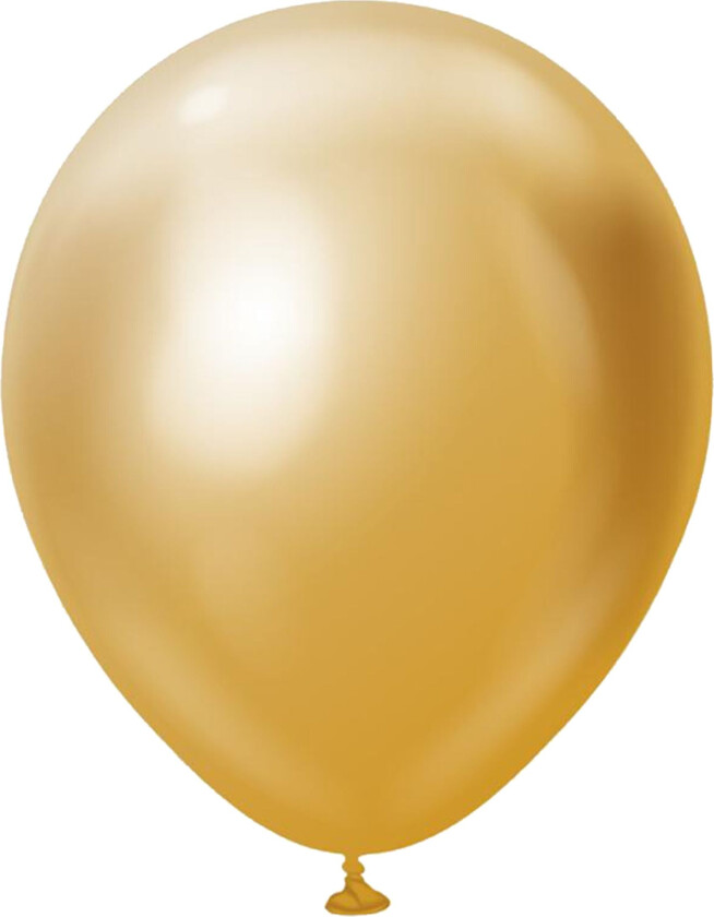 Lateksballonger Professional Store Gold Chrome - 25-pakning