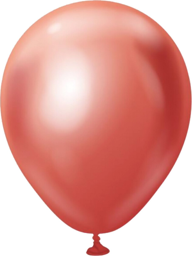 Lateksballonger Professional Mini Red Chrome - 25-pakning