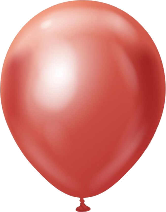 Lateksballonger Professional Red Chrome - 10-pakning