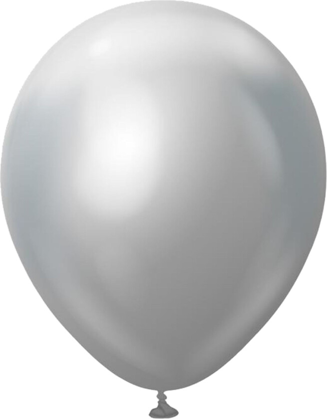Lateksballonger Professional Silver Chrome - 100-pakning