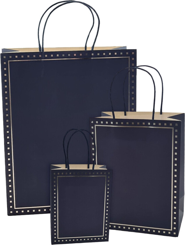 Gavepose Nobel Mørkeblå - Stor