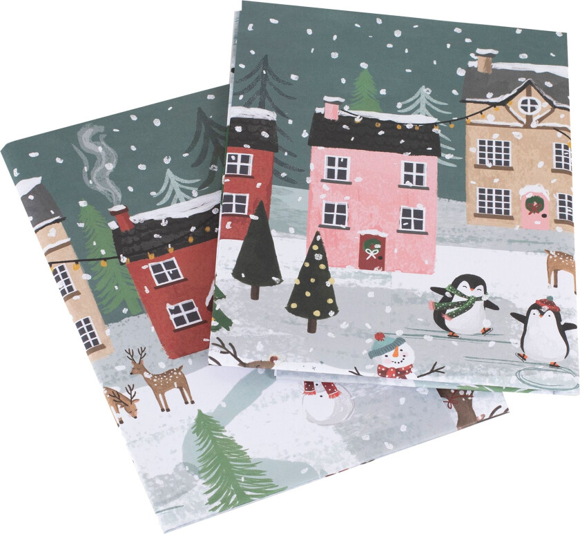 Gavepapir Julelandskap