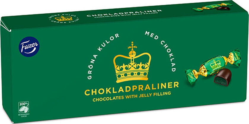 Gröna Kulor Chokladpraliner Eske - 250 g