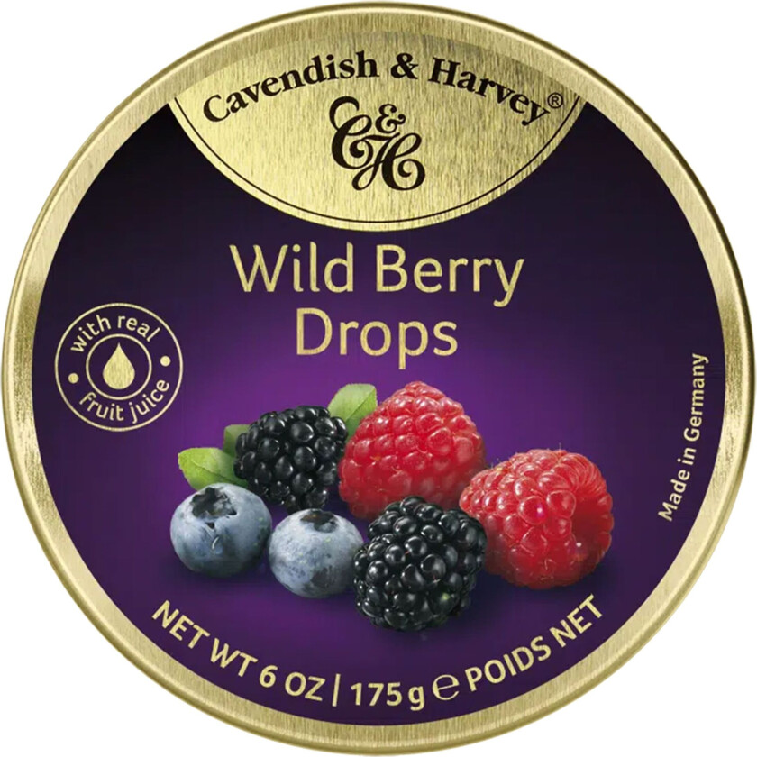 Cavendish Wildberrydrops - 200 g