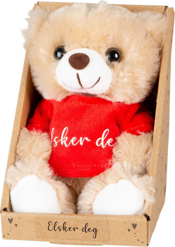 T-Bear Bamse med Tekst - Elsker Deg