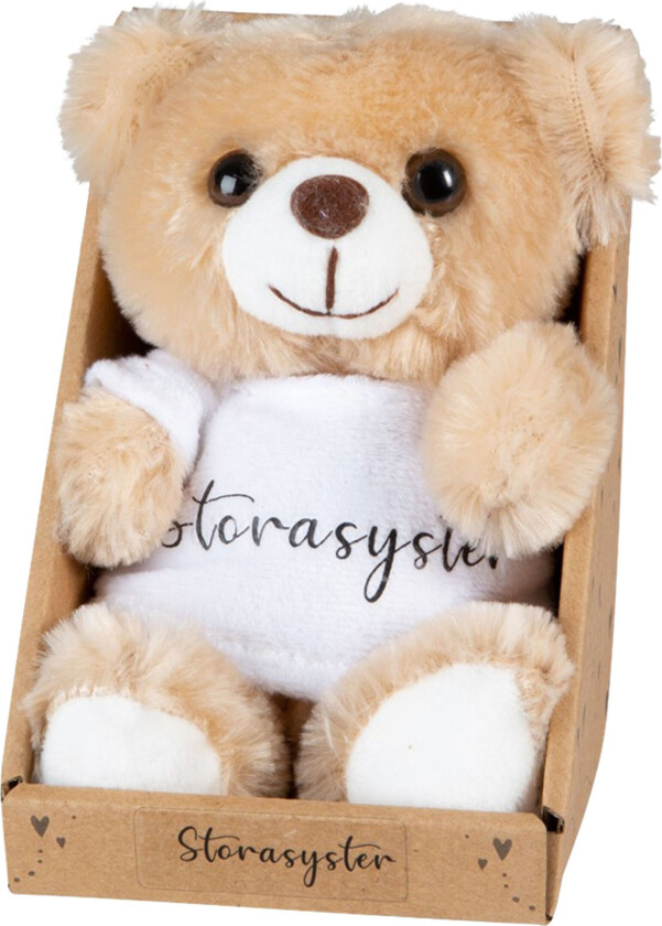 T-Bear Bamse med Tekst - Storasyster