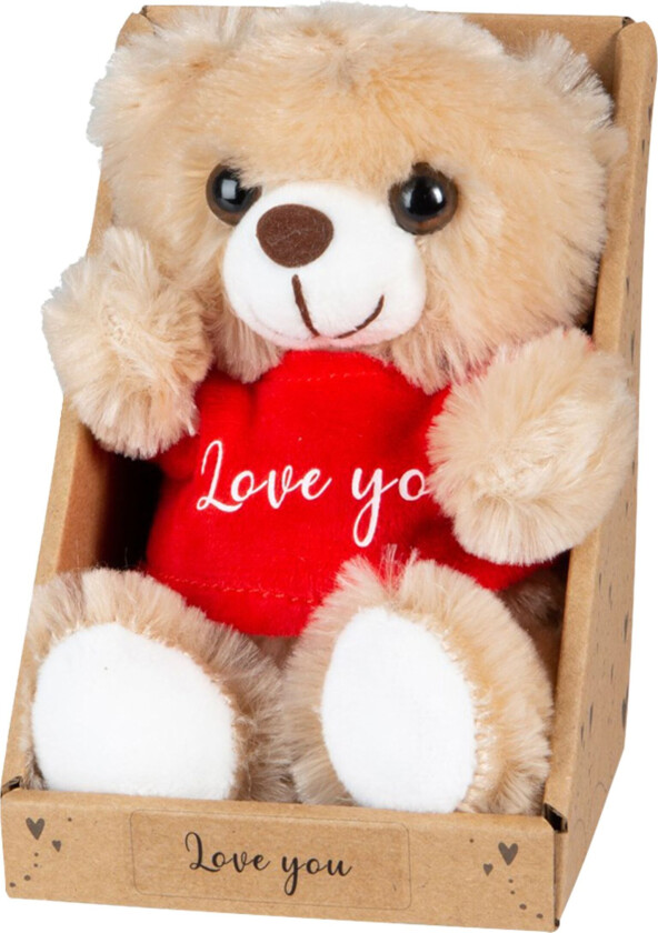 T-Bear Bamse med Tekst - Love you