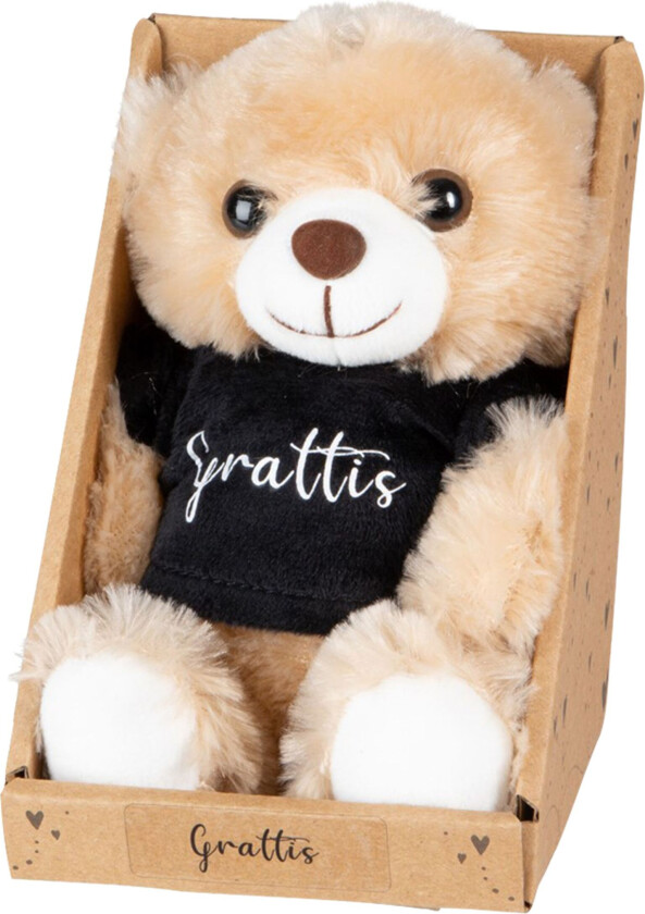 T-Bear Bamse med Tekst - Grattis