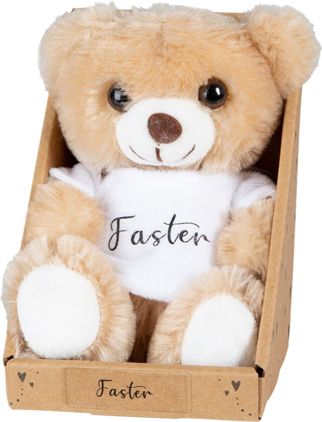 T-Bear Bamse med Tekst - Faster