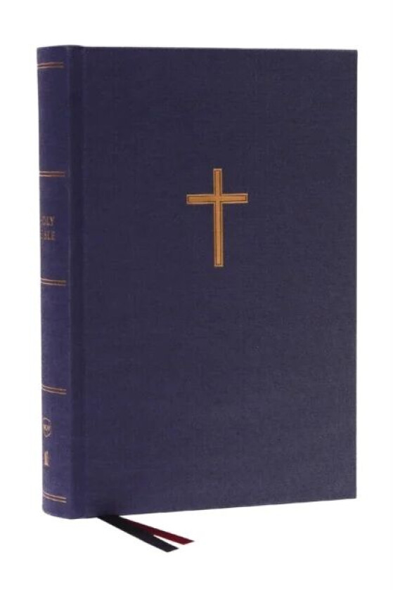 NKJV, Single-Column Wide-Margin Reference Bible, Cloth over Board, Blue, Red Letter, Comfort Print av Thomas Nelson