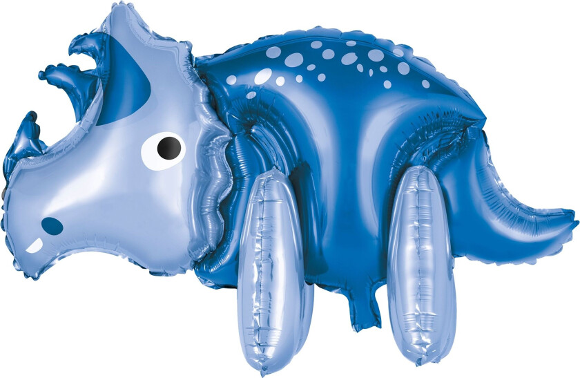 Folieballong Dinosaur Blå