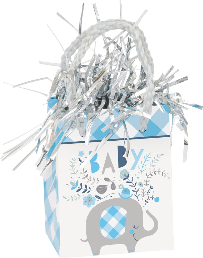 Ballongvekt Gavepose Elefant Blå