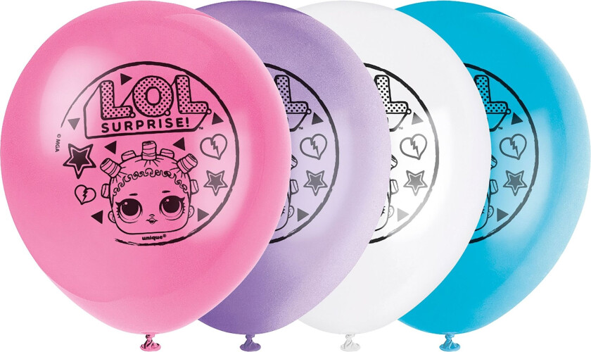 Ballonger LOL Surprise - 8-pakning