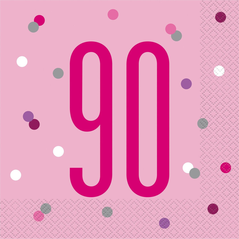 Papirservietter Tall Rosa - Tallet 90