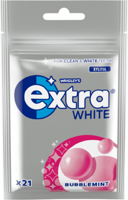 Bilde av Extra White Bubblemint Tyggegummi - 29 g