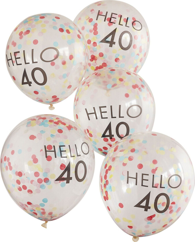 Eco Ballonger Hello 40 - 5-pakning