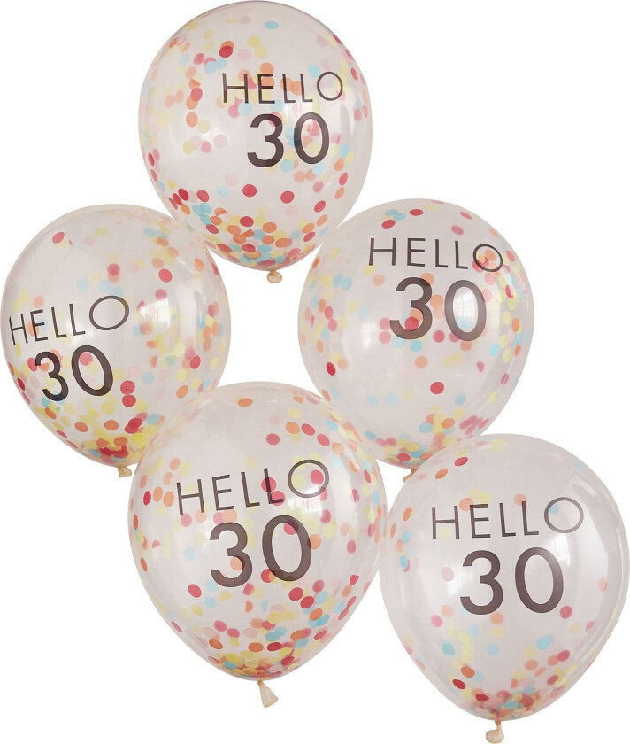 Eco Ballonger Hello 30 - 5-pakning