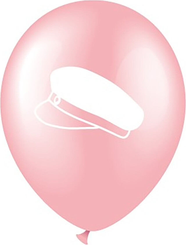 Ballonger Studentlue Rosa - 8-pakning