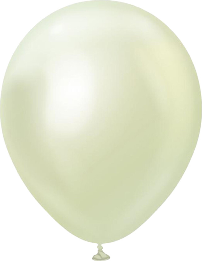 Lateksballonger Professional Green Gold Chrome - 10-pakning