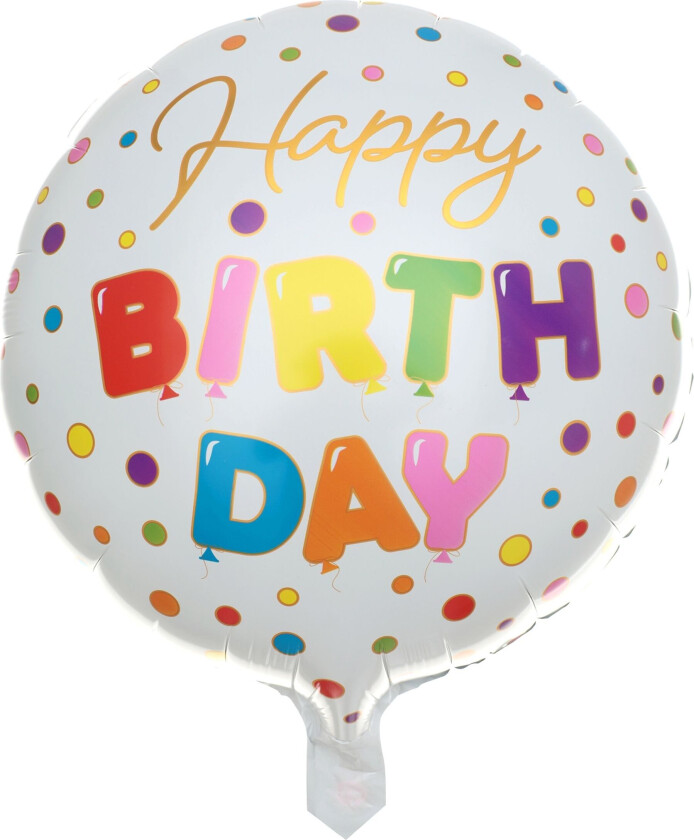 Folieballong Happy Birthday