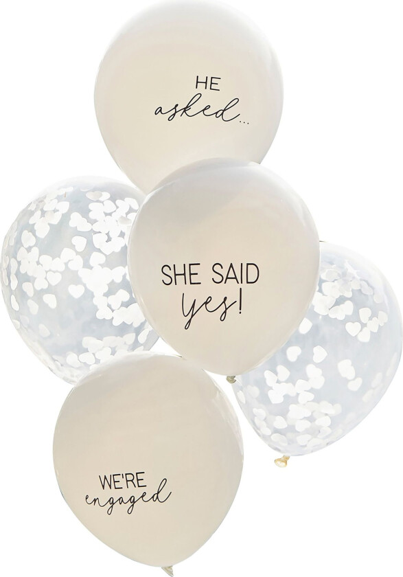 Ballonger She Said Yes Mix - 5-pakning