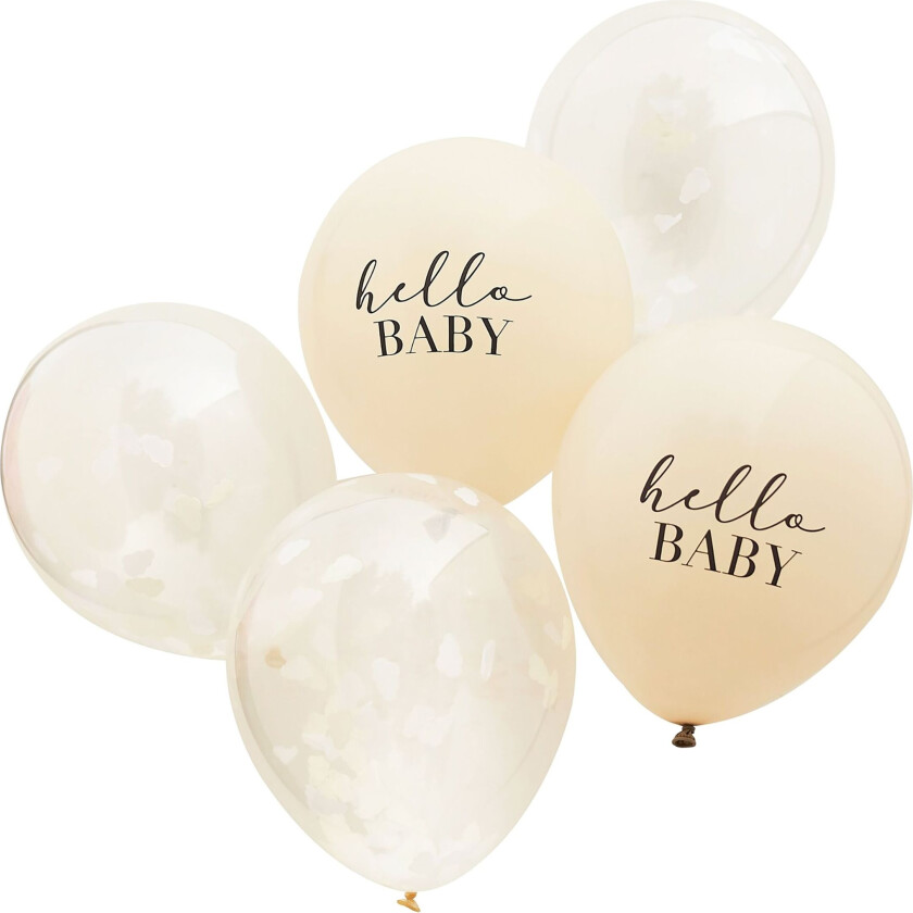 Ballonger Hello Baby Mix - 5-pakning