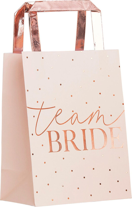 Gavepose Team Bride Roségull - 5-pakning