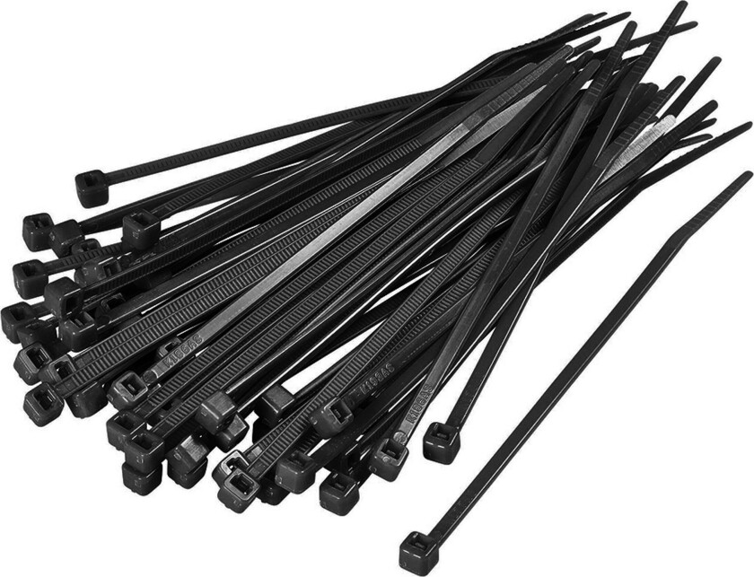 Buntebånd Svart - 100-pakning