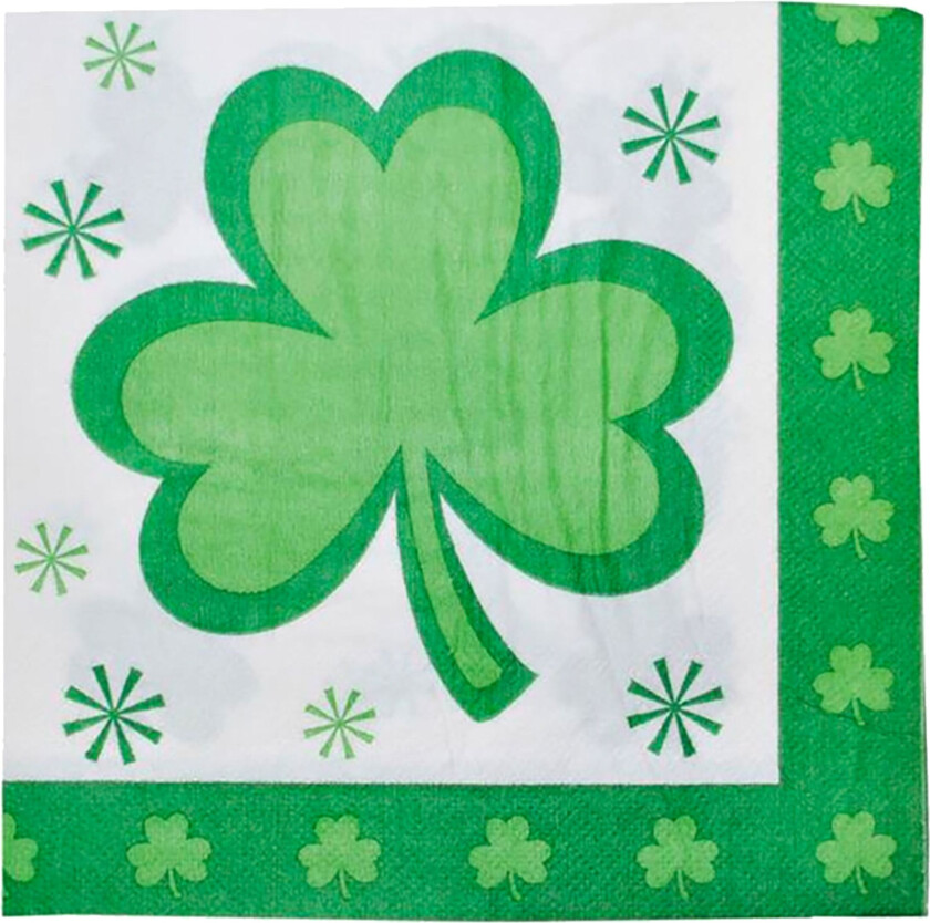 Servietter St. Patrick's Day - 20-pakning