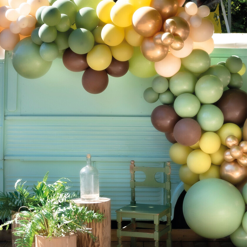 Ballongbue Grønn/Beige/Brun